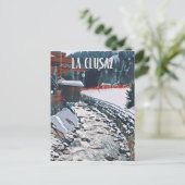 Het skigebied Clusaz Briefkaart (Staand voorkant)