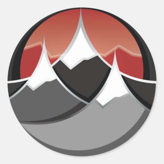 Het skileven - Sticker (Voorkant)