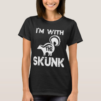 Het Skunk Halloween Funny Costume T-shirt