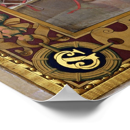 Het slaafse Clovis I Poster (Hoek)