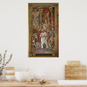 Het slaafse Clovis I Poster (Keuken)