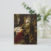 Het slaafse Vajk van Gyula Benczúr (1875) Briefkaart (Staand voorkant)