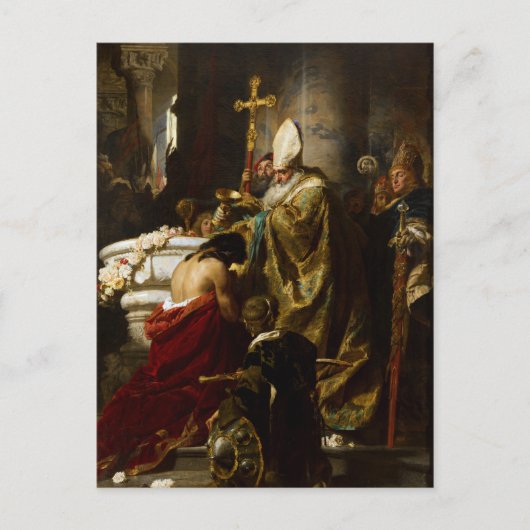 Het slaafse Vajk van Gyula Benczúr (1875) Briefkaart (Voorkant)