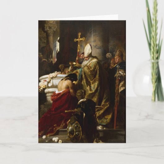 Het slaafse Vajk van Gyula Benczúr (1875) Kaart (Voorkant)