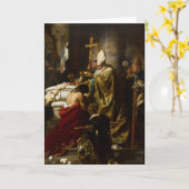 Het slaafse Vajk van Gyula Benczúr (1875) Kaart (Gele Bloem)