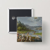 Het slaafse van Christus 2 Vierkante Button 5,1 Cm (Voorkant /achterkant)