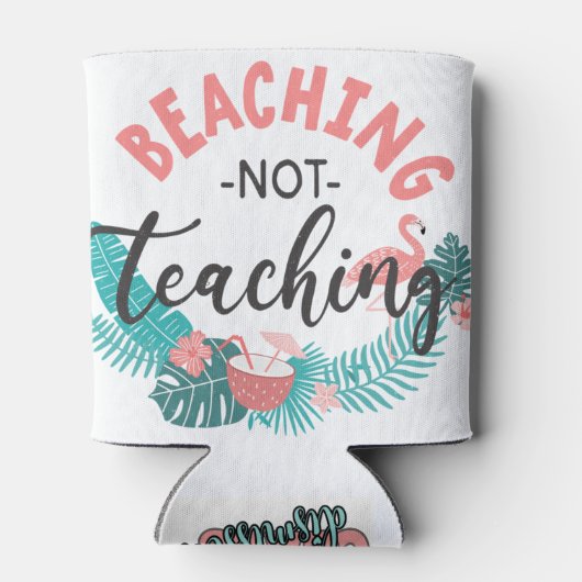 Het slaan niet onderwijzen blikjeskoeler (Achterkant)