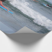 Het slaan van de golven_ cadeaupapier (Hoek)