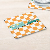 Het slaan van de Open Road 1 Kartonnen Onderzetters (Schuin)