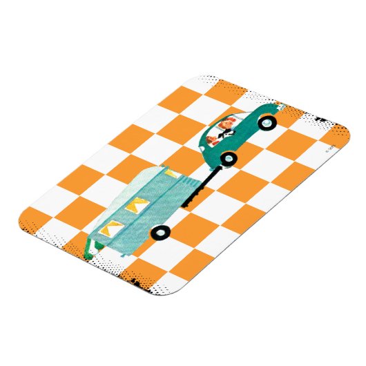 Het slaan van de Open Road 1 Magneet (Linkerzijde)