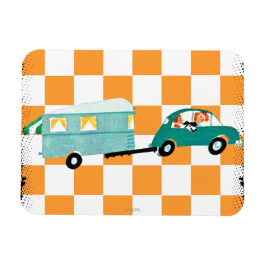 Het slaan van de Open Road 1 Magneet (Horizontaal)