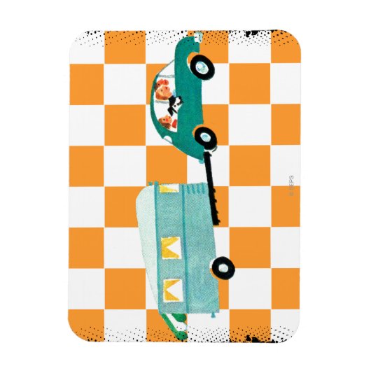 Het slaan van de Open Road 1 Magneet (Verticaal)