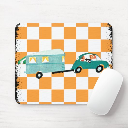 Het slaan van de Open Road 1 Muismat (Met muis)