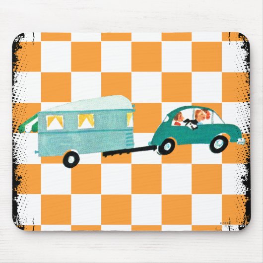 Het slaan van de Open Road 1 Muismat (Voorkant)