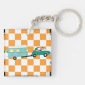 Het slaan van de Open Road 1 Sleutelhanger (Achterkant)