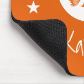 Het slaan van Halloween Mousepad, Sinaasappel Muismat (Hoek)