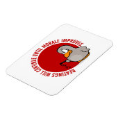 Het slaan zal doorgaan tot het moreel verbetert magneet (Linkerzijde)