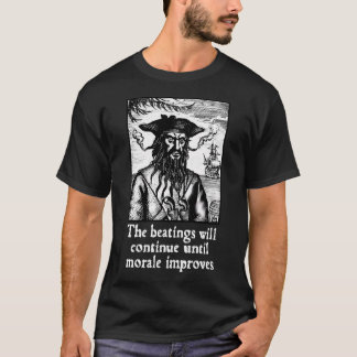 het slaan zal doorgaan tot morale verbetering bren t-shirt