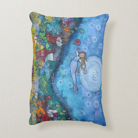 Het Slaapfee Originele Kunstkussen Accent Kussen (Achterkant (Verticaal))