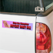 het slachten te stoppen bumpersticker (Op Truck)