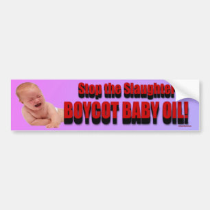 het slachten te stoppen bumpersticker