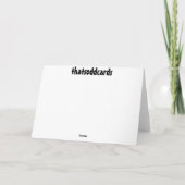 Het Slachtoffer van de sneeuwbal Feestdagen Kaart (Achterkant)