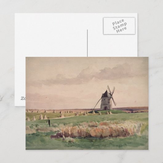 Het slagveld van het geheim, 26 augustus, 1346 briefkaart (Voorkant / Achterkant)