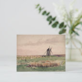 Het slagveld van het geheim, 26 augustus, 1346 briefkaart (Staand voorkant)