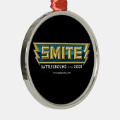 Het Slagveld van het Logo SMITE van de Goden Metalen Ornament (Rechts)