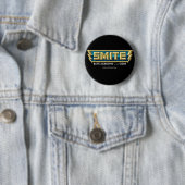 Het Slagveld van het Logo SMITE van de Goden Ronde Button 5,7 Cm (In situ)