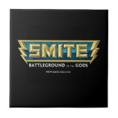 Het Slagveld van het Logo SMITE van de Goden Tegeltje (Voorkant)