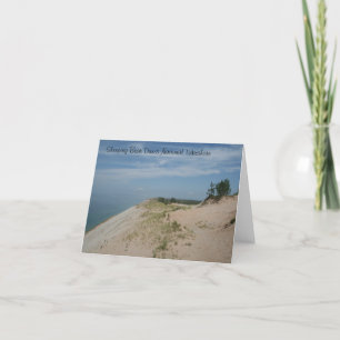Het slapen draagt Duinen Nationale Lakeshore Kaart
