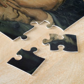 Het Slapende Christus Kind (olie op doek) Legpuzzel (Zijkant)