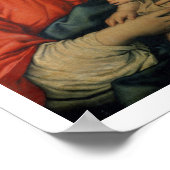 Het Slapende Christus Kind (olie op doek) Poster (Hoek)