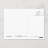 Het slaperige Briefkaart van de Uil (Achterkant)