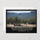 Het Slaperige Log, Man is niets vergeleken met wat Briefkaart (Voorkant / Achterkant)