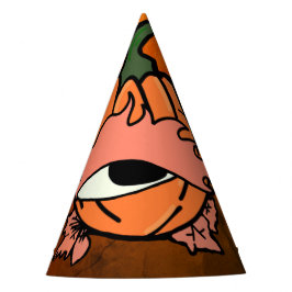Het slaperige oog van de Spooky Pumpkin Feesthoedjes