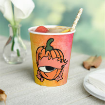 Het slaperige oog van de Spooky Pumpkin