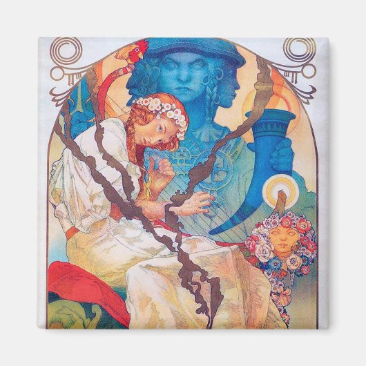 Het Slavische Epos, Alphonse Mucha Magneet (Voorkant)