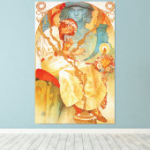 Het Slavische epos van Alphonse Mucha Canvas Afdruk (Insitu (Houten vloer))