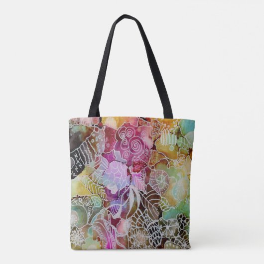 Het slechte insect op een tas maakt winkelen leuk! (Achterkant)