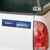 Het slechte nieuws... En het goede nieuws... stick Bumpersticker (Op Truck)