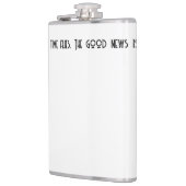 Het slechte nieuws is dat er vliegen zijn. heupfles (Links)