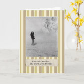 Het Slechtst moet nog Komen! De deprimerende Kaart (Gele Bloem)