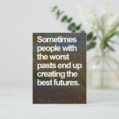 Het slechtste Citaat van de Pastjes Briefkaart (Staand voorkant)