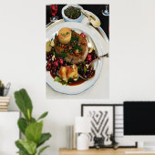 Het slechtste gerecht ooit | AI Art Poster (Thuiskantoor)