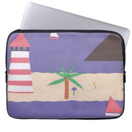 Het Sleeve van de computer met een Scène van de Be