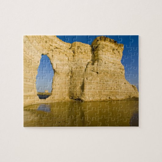 Het sleutelgat van de Monument Rocks ook bekend al Legpuzzel (Horizontaal)