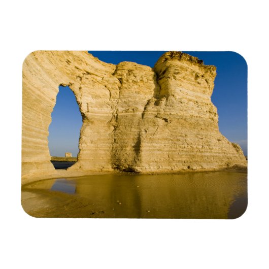 Het sleutelgat van de Monument Rocks ook bekend al Magneet (Horizontaal)