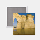Het sleutelgat van de Monument Rocks ook bekend al Magneet (Voorkant / Achterkant)